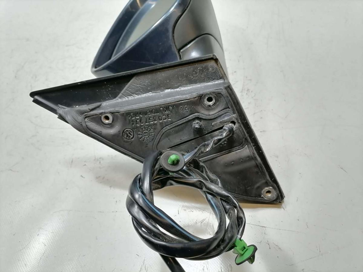 VW Passat 3C original Au&szlig;enspiegel rechts elektrisch verstellbar beheizt LC5F Bluegraphit Bj.2007